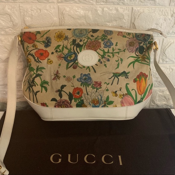 gucci floral crossbody